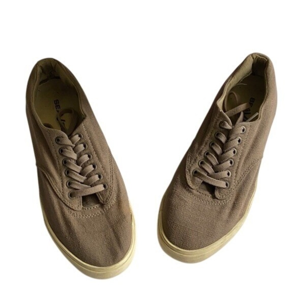 Seavees Hermosa Gray Standard Linen‎ Sneakers Size 9